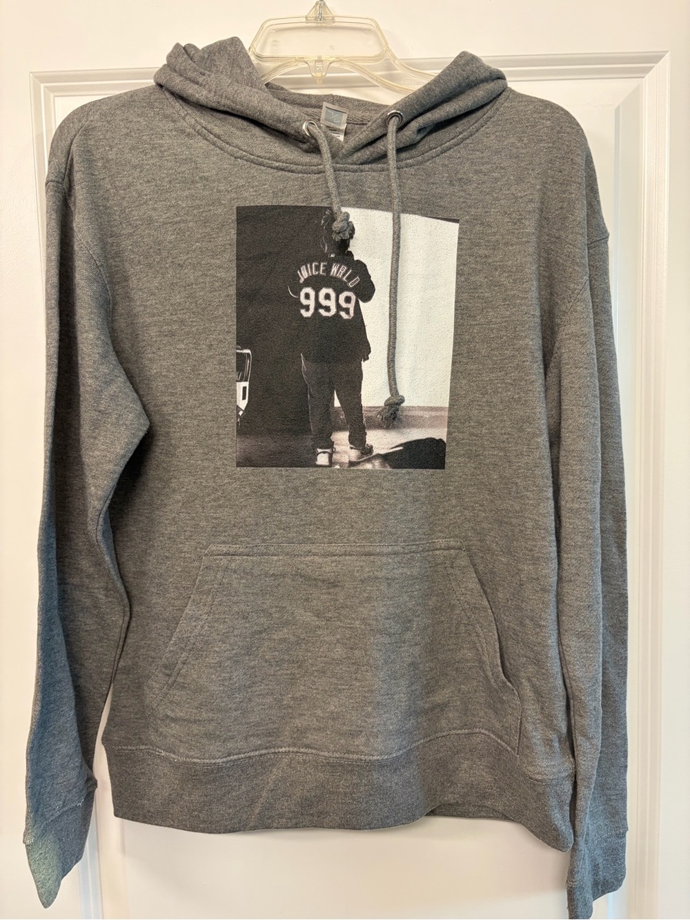 Juice WRLD Fighting Demons 999 Hoodie Gray Size Small Rare Limited Edition